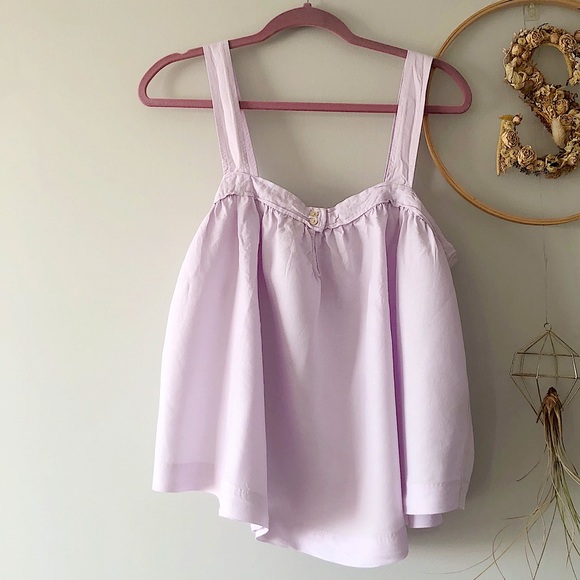 (L) Lilac Aritzia Wilfred Orchid Summer Tank Top - Picture 3 of 6